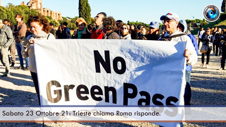 Sabato 23 ottobre 21 Trieste chiama Roma risponde