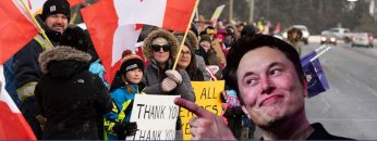 Elon Musk sostiene la protesta canadese