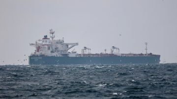 FILE PHOTO: Marshall Islands-flagged oil tanker Advantage Sweet at Marmara sea near Istanbul