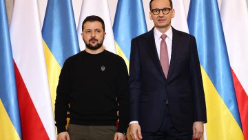 President Of Ukraine Volodymyr Zelensky Visits Poland