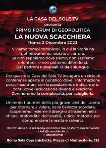 La nuova scacchiera Casa del Sole TV