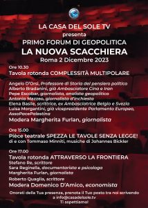 La nuova scacchiera Casa del Sole TV Programma