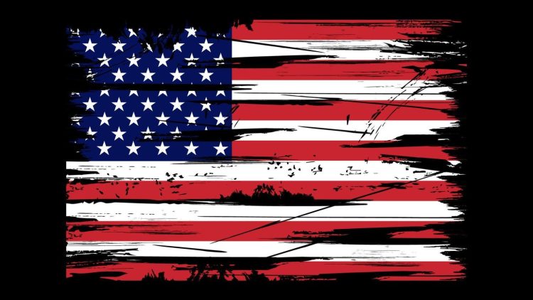 distressed-american-flag-against-black-background-free-vector