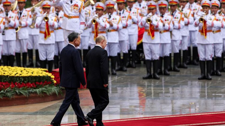 Hanoi dà il benvenuto a Putin