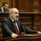 FILE PHOTO: Armenian Prime Minister Pashinyan addresses parliament in Yerevan