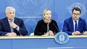 Palazzo Chigi – Conferenza stampa al termine del Consiglio dei ministri